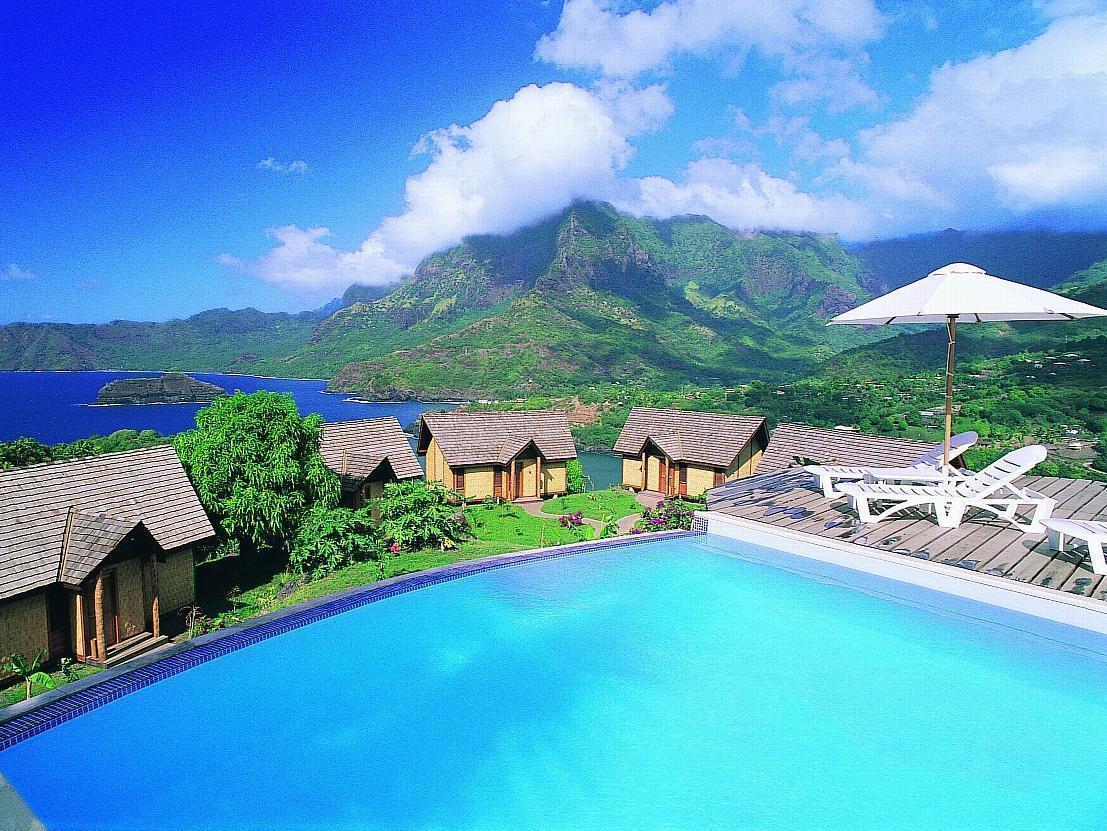 Marquesas Hiva Oa Hanakee Pearl Lodge מראה חיצוני תמונה